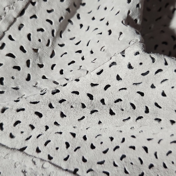 Light gray, suede jacket 3/4 sleeve - Picture 11 of 11